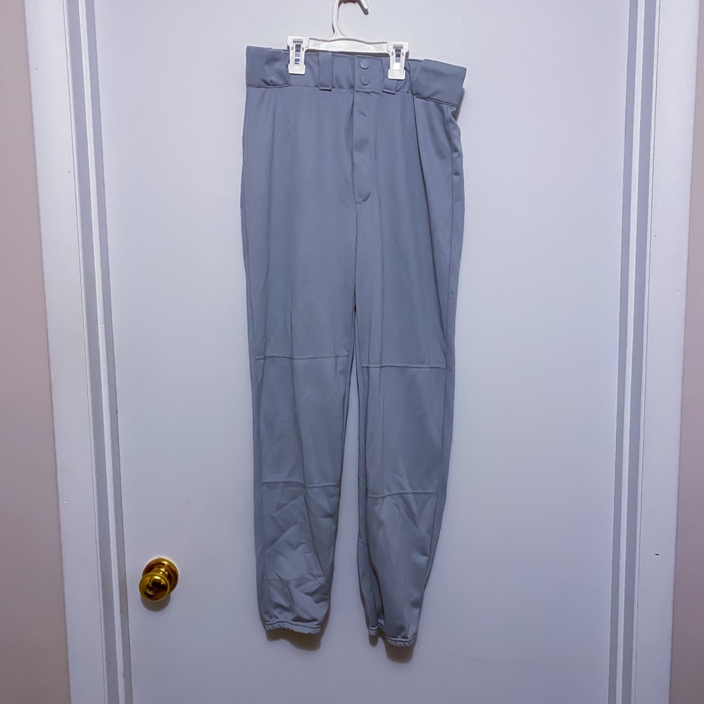 Men’s Wilson solid gray baseball pants in Medium